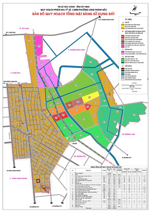UBND thị xã Hòa Thành Công bố đồ án quy hoạch phân khu phường Long Thành Bắc, thị xã Hòa Thành, tỉnh Tây Ninh